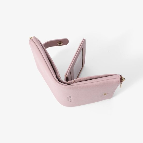 Tan Minimalist Contemporary Small Wallet for Women - Picture 7 of 12